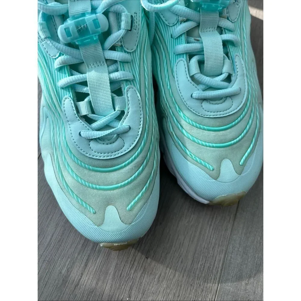 Nike Womens Air Max 270 React ENG CK2608-300 Blue Running Shoes Sneakers Sz 10